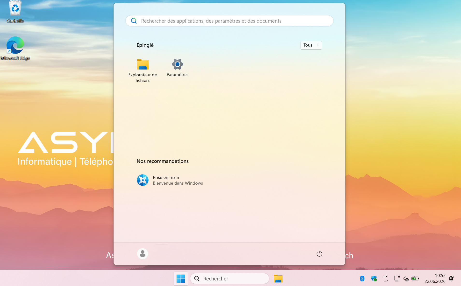  Windows optimisé pour l'essentiel