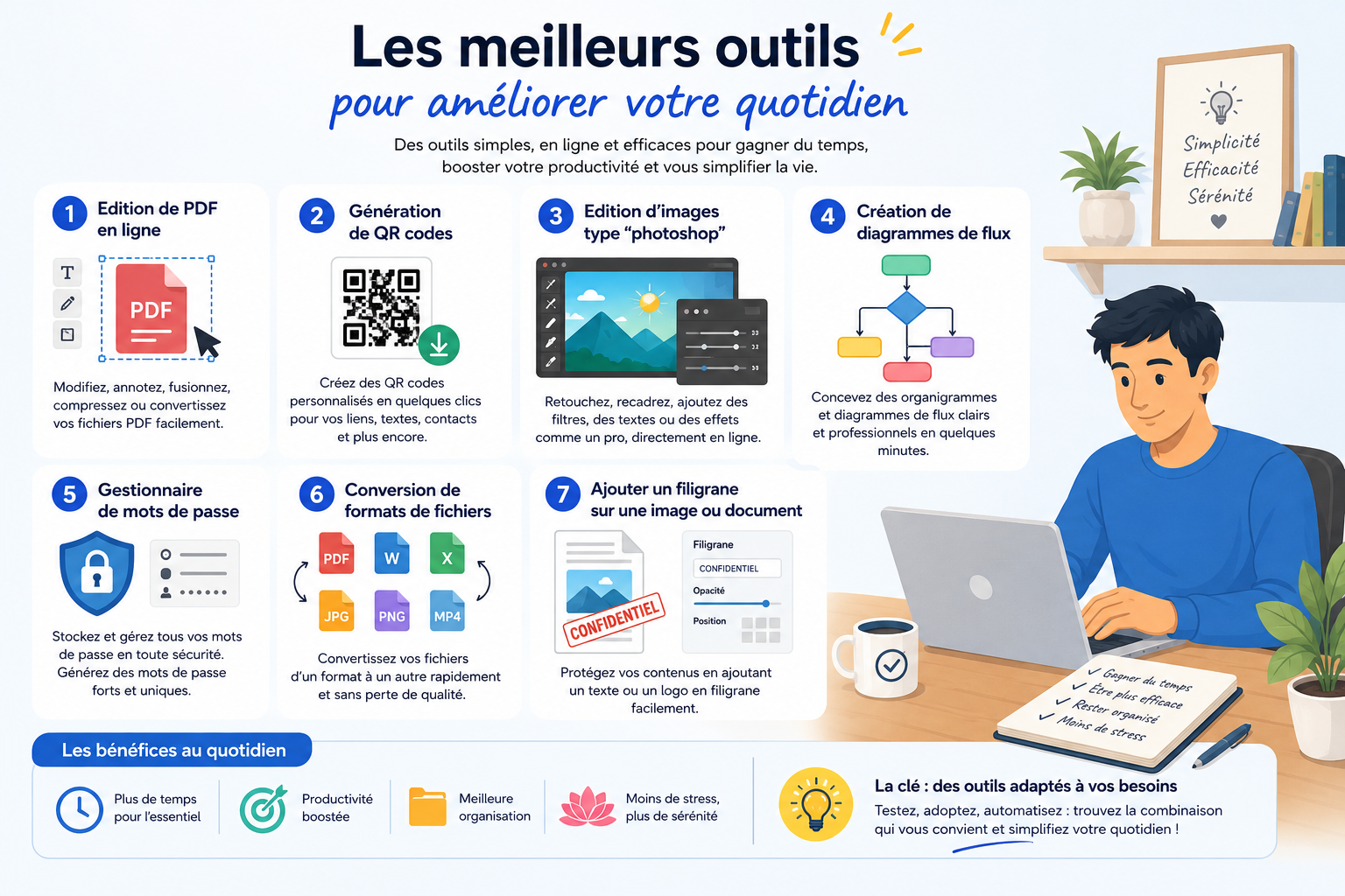 Les meilleurs outils pour améliorer votre quotidien 